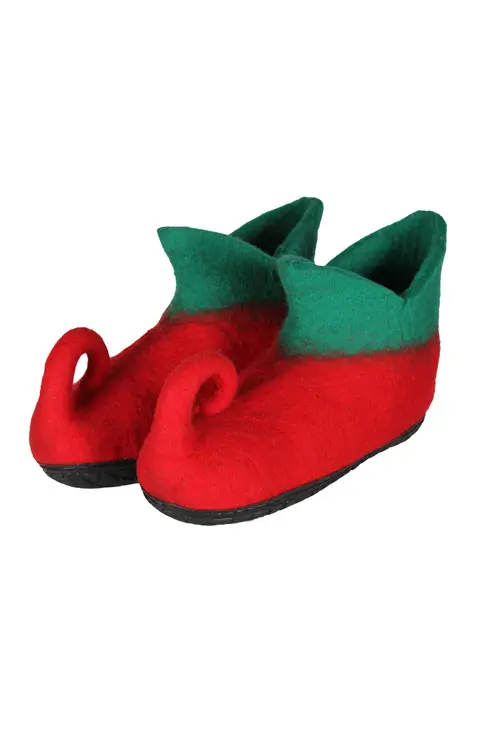 Elven schoenen deluxe rood-groen mt. 41/42