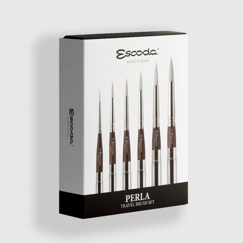 Escoda Perla Set 6 Travel brushes 1243