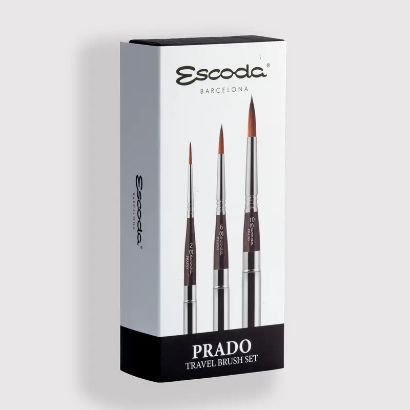 Escoda Prado Set 3 Travel brushes 1254