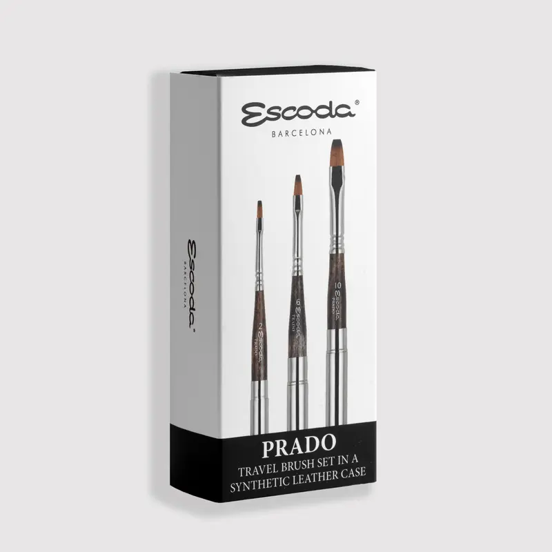 Escoda Prado Set 3 Travel brushes Bright 1259