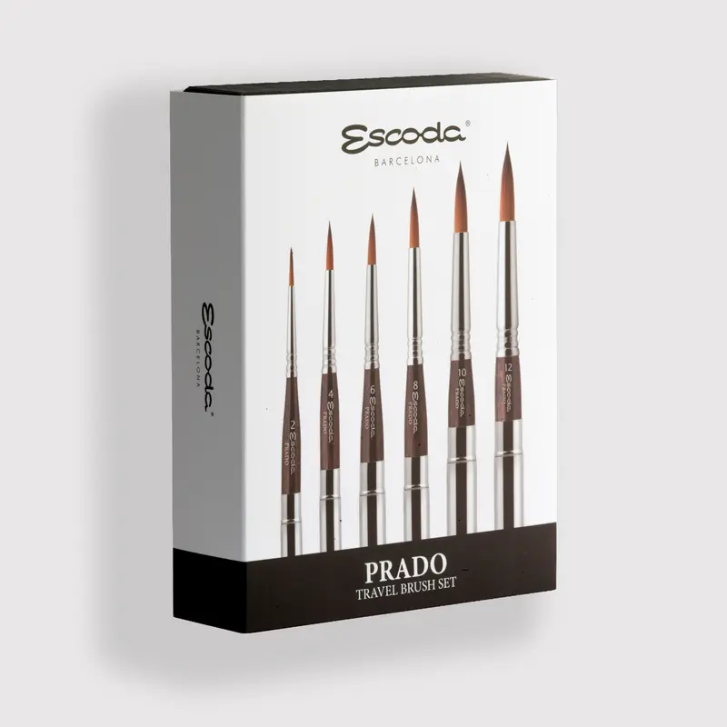 Escoda Prado Set 6 Travel brushes 1244