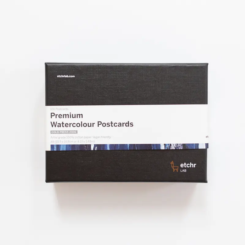 Etchr Watercolor Postcards Cold Press