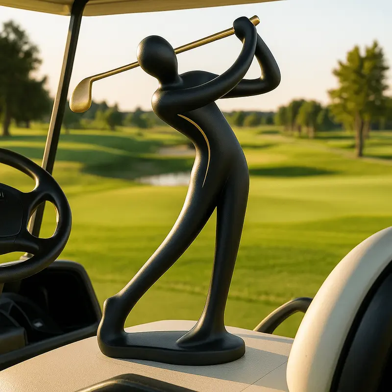Exclusieve Golfer – elegant beeldje in beweging