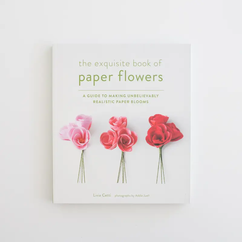 Exquisite Book for Paper Flowers' by Livia Cetti