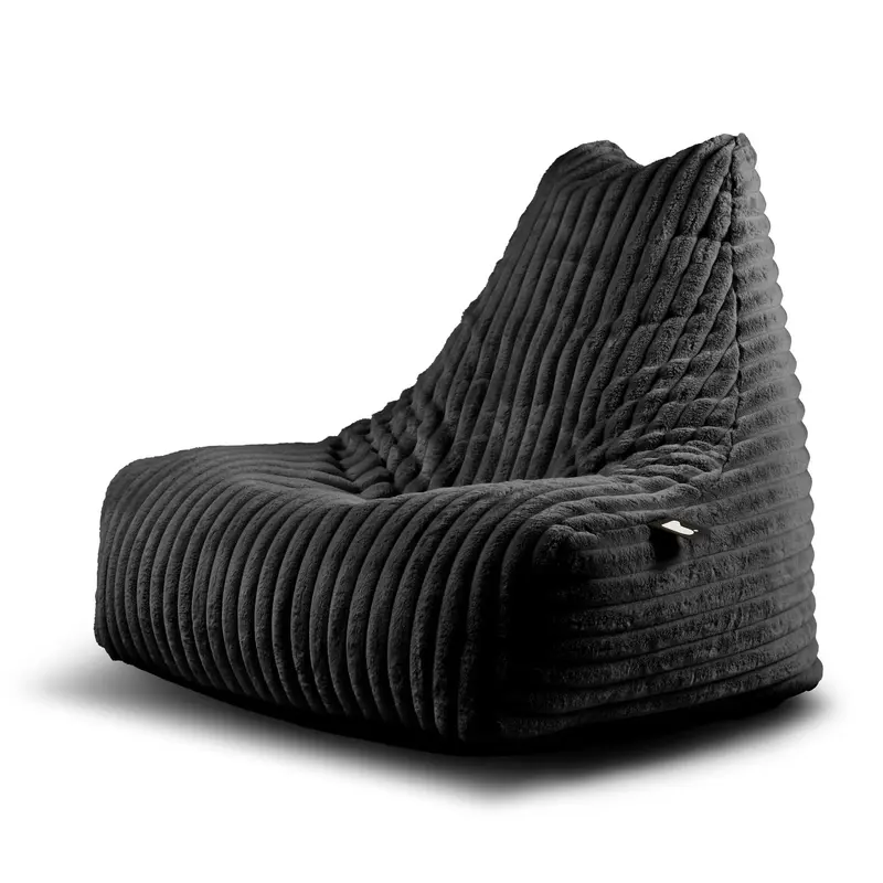 Extreme Lounging zitzak b-bag mighty-b - Cord - voor binnen - stormgrijs