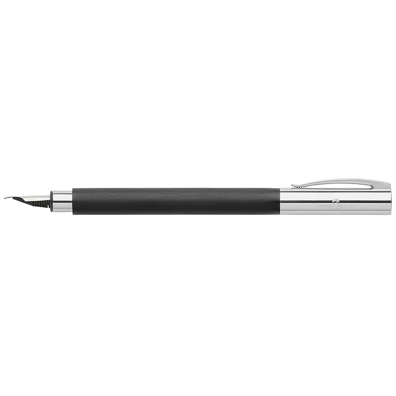 Faber-Castell Ambition Precious Resin zwart vulpen