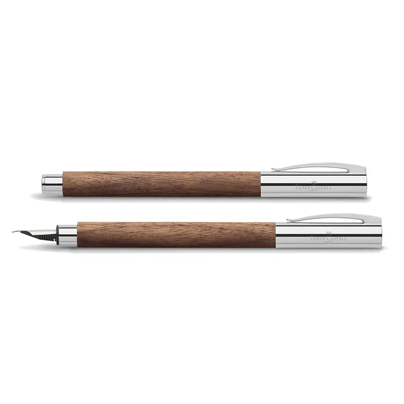 Faber-Castell Ambition walnoothouten vulpen