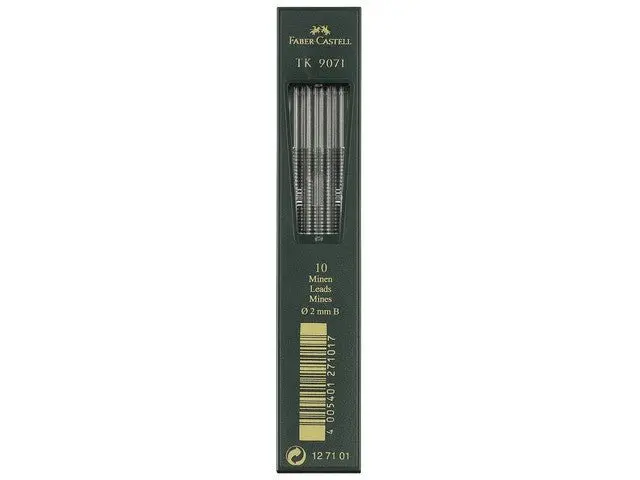Faber Castell Graphite leads 2.0mm, 10pcs