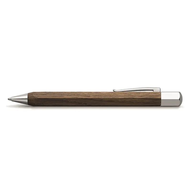 Faber-Castell Ondoro gerookt eiken balpen