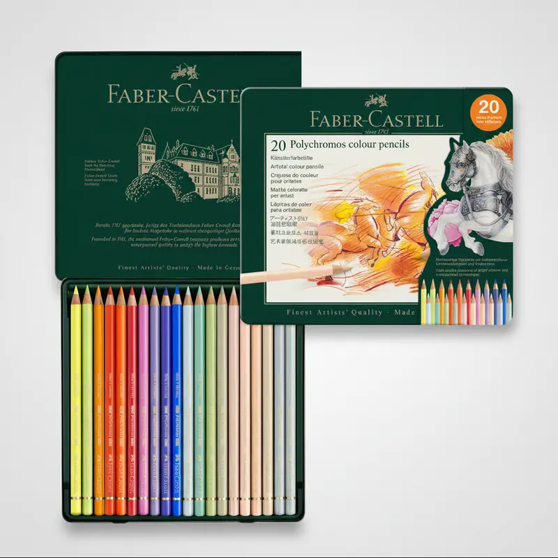 Faber-Castell Polychromos set 20 nieuwe kleuren
