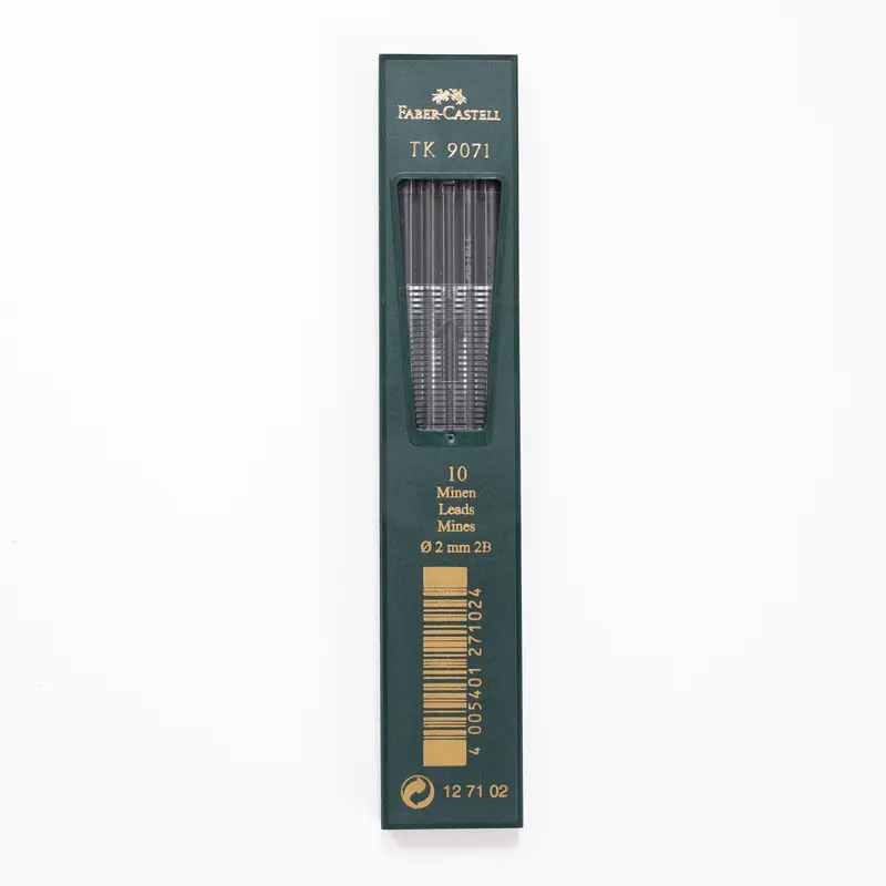 Faber-Castell Potloodstiftjes TK9071 2B 2mm 10st.
