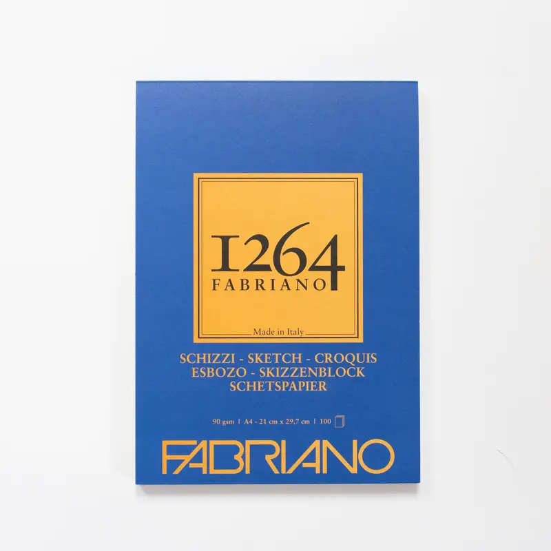 Fabriano 1264 schetsblok 100 vellen 90gr/m² 21x29,7cm (A4)
