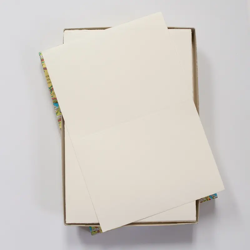 Fabriano Medioevalis box met 100 dubbele kaarten 260gr/m² 20x30cm (portret 15x20cm)