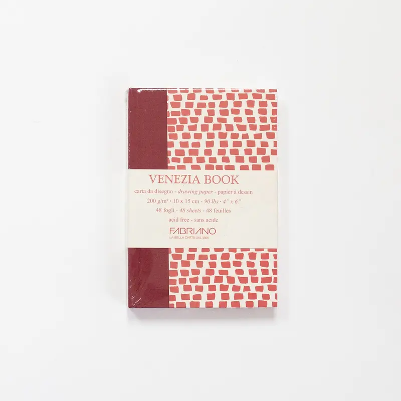 Fabriano Venezia Book tekenalbum 48 vellen 200gr/m² 10x15cm