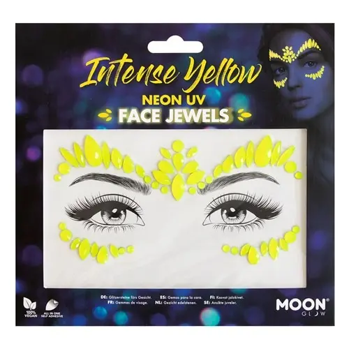 Face Jewels Intense Yellow neon uv