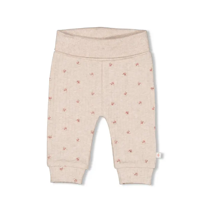 Feetje Broek rib AOP - Morning Sun
