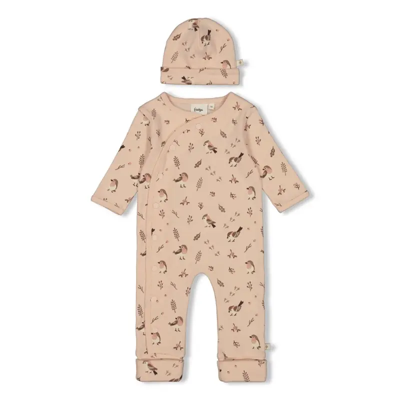 Feetje Geschenkset 1-delig babypak + muts Roze
