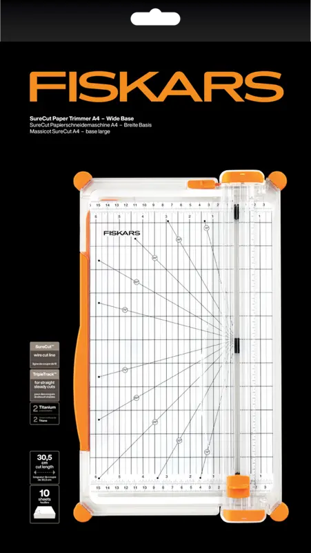 Fiskars - Paper Trimmer SureCut A4 Wide Base