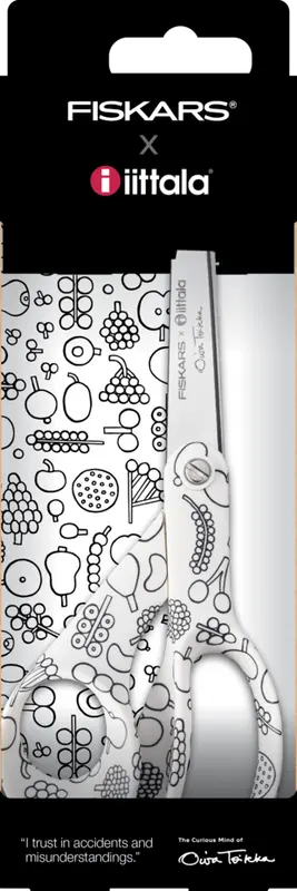 Fiskars - Scissors Universal Frutta Black/White (21cm)