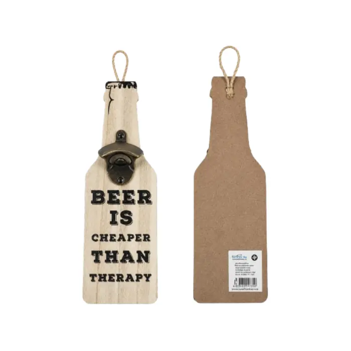 Flesopener Beer is cheaper than therapy