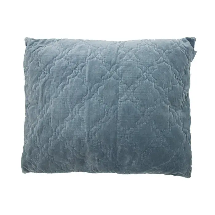 Fluwelen kussen Jade - vervaagd blauw - 60 x 50 cm