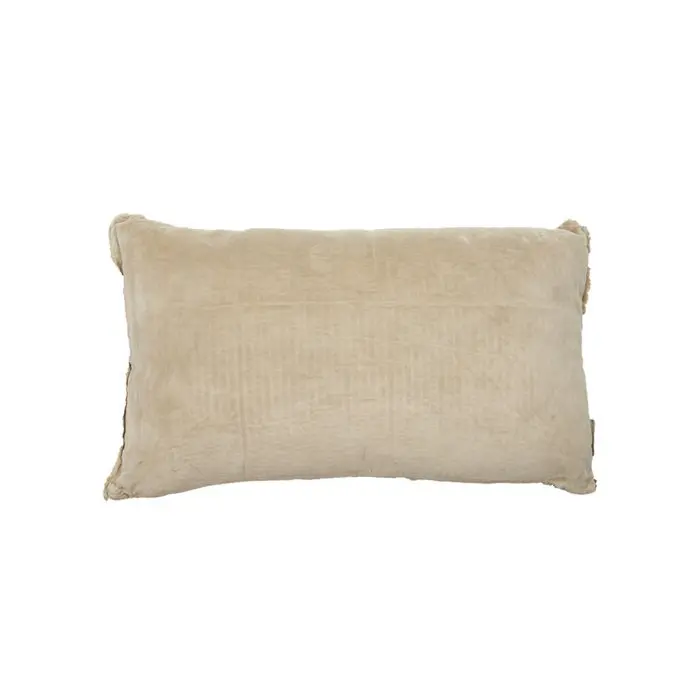 Fluwelen Kussen Lois - Naturel - 50x30 cm