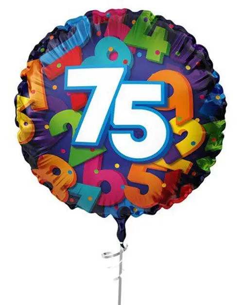 Folieballon 75