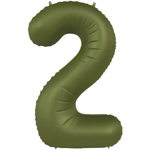 Folieballon 86cm Olive green 2