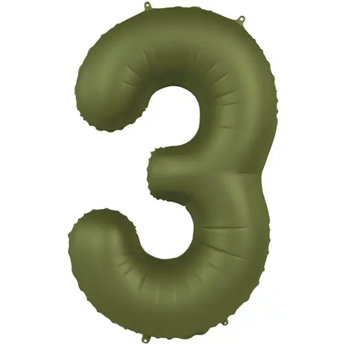 Folieballon 86cm Olive green 3