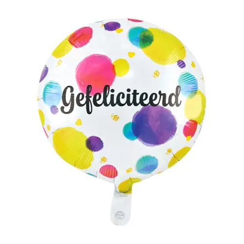 Folieballon Gefeliciteerd