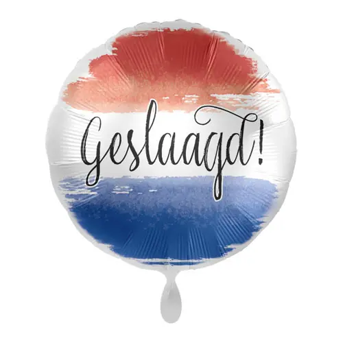 Folieballon Geslaagd vlag