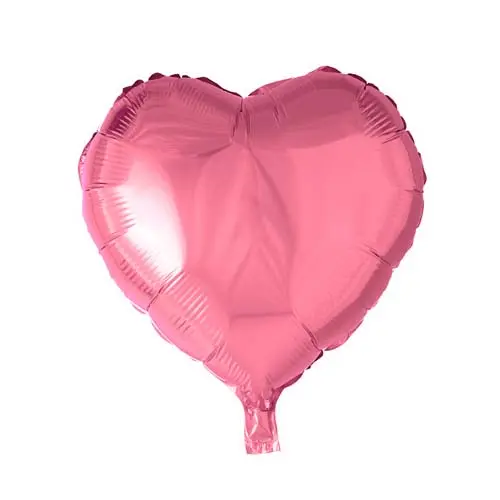 Folieballon hartvorm 18inch roze