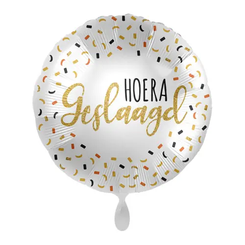 Folieballon Hoera geslaagd