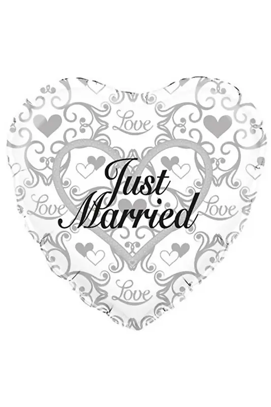 Folieballon - Just married