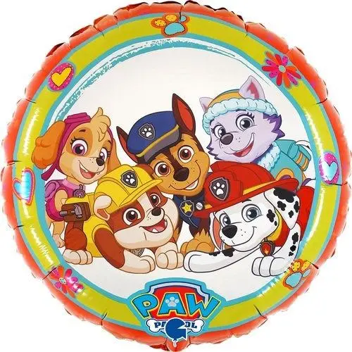 Folieballon Paw Patrol pawsome (Ø45cm)