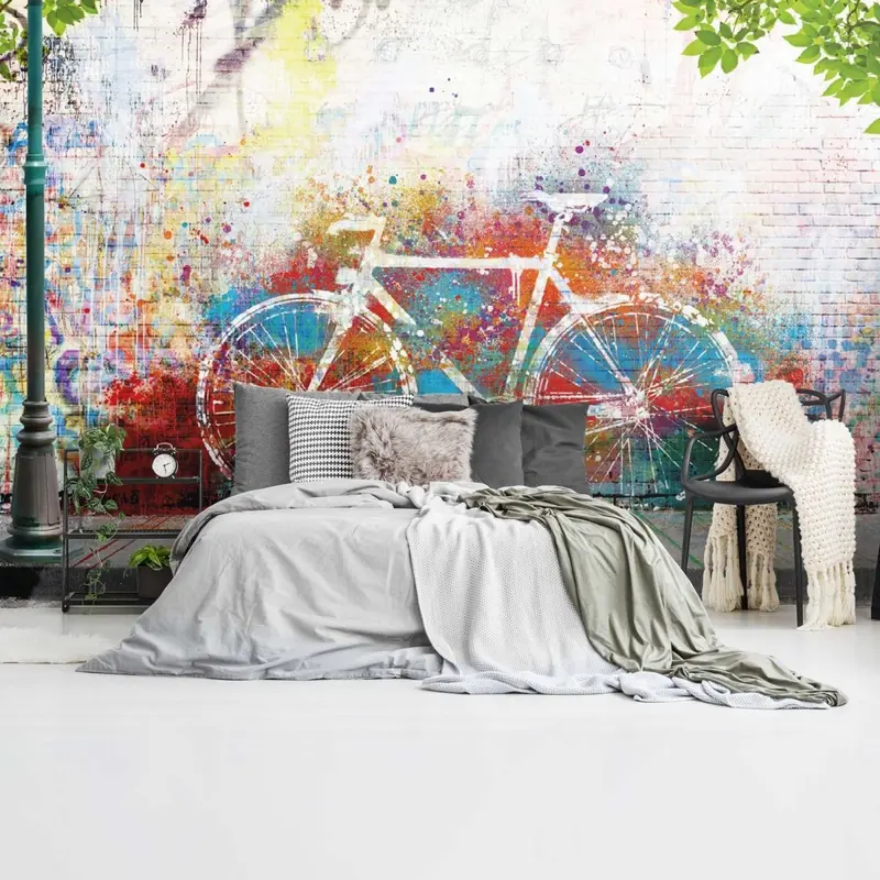 Fotobehang Streetart graffiti 260x384