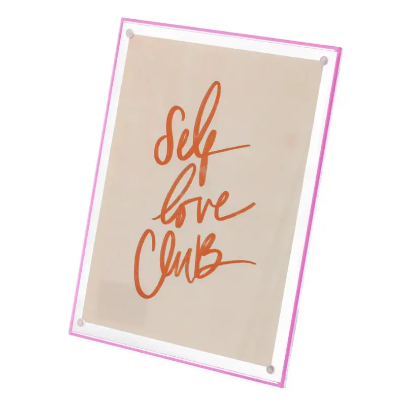Fotolijstje Self love Club - Roze