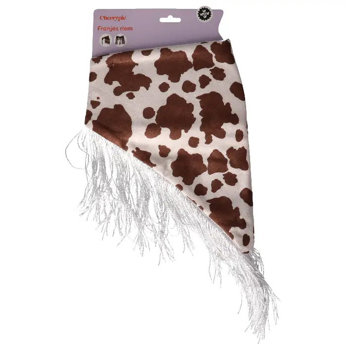 Franjes riem koeienprint