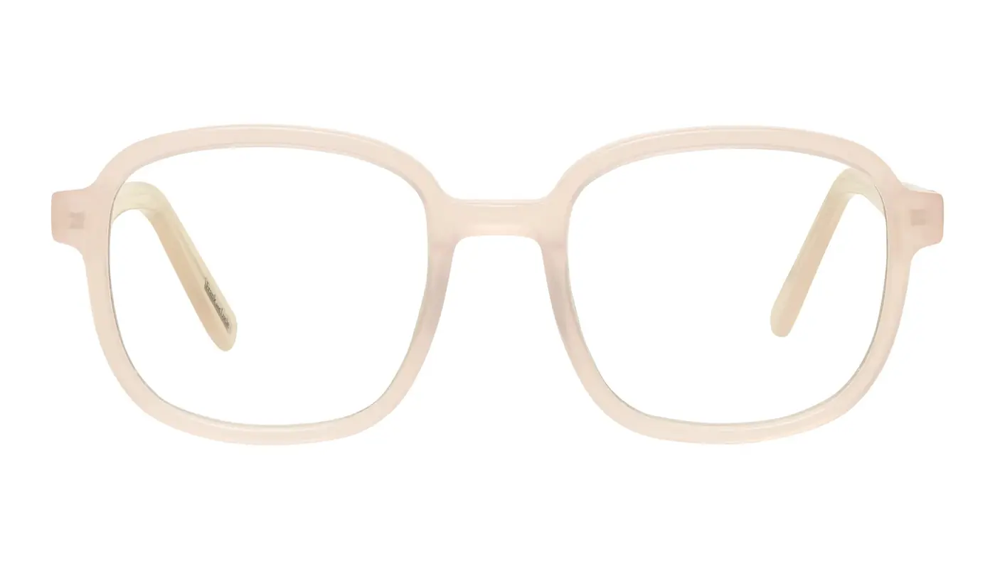 Frank and Lucie Reading Glasses Eyeknow White Sand
