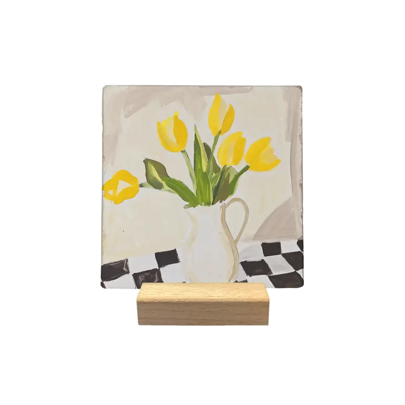 Gele tulpen