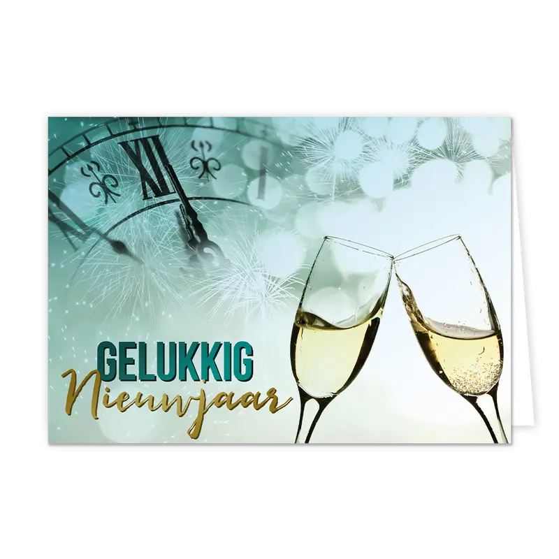 Gelukkig nieuwjaar - 8 stuks