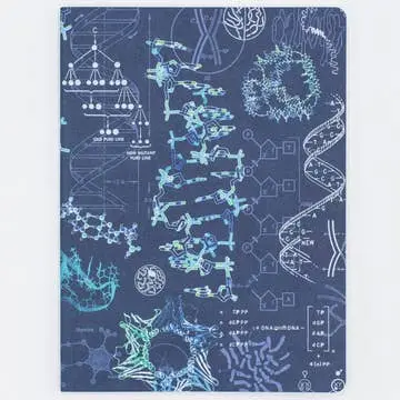 Genetics & DNA Softcover Notebook | Dot Grid