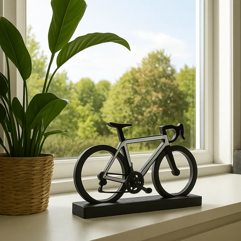 Gepersonaliseerde miniatuur racefiets – cadeau voor wielrenner