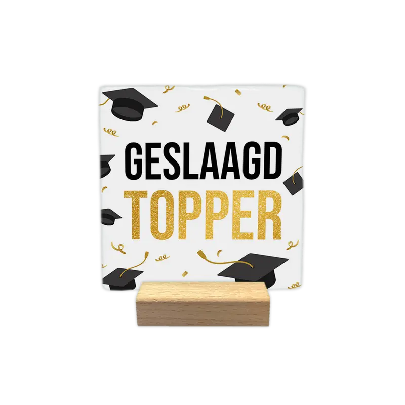 Geslaagd topper