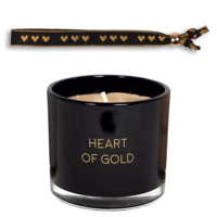 Geurkaars met Wens-Armband - Heart of Gold
