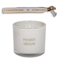 Geurkaars met Wens-Armband - Powervrouw