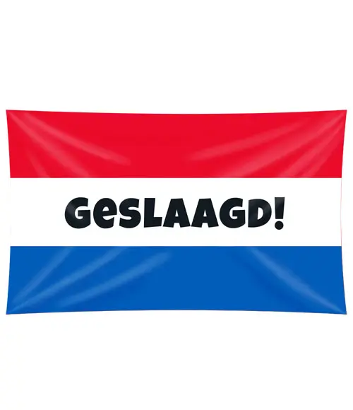 Gevelvlag XXL - Geslaagd rwb