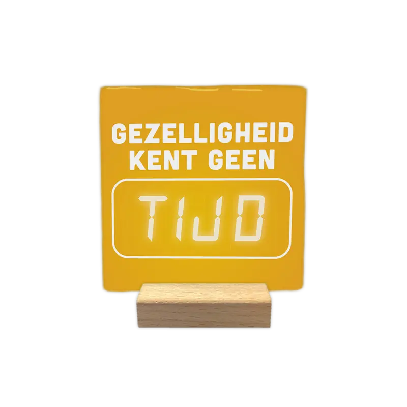 Gezelligheid kent geen tijd