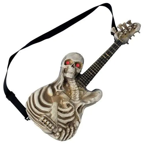 Gitaar halfskelet elektrisch met licht & geluid 55cm