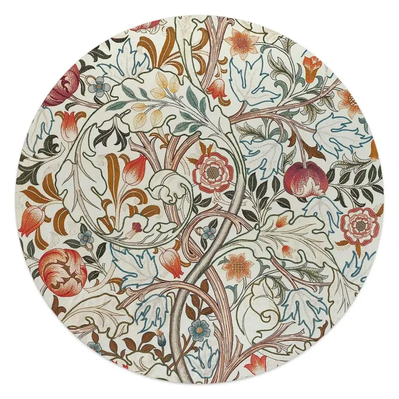 Glasschilderij William Morris 50 Rond